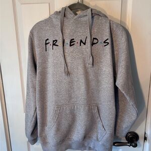 FRIENDS Gray Hoodie with Multicolor Dot Details